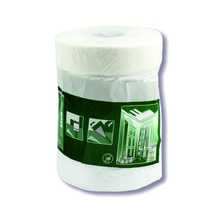 Abdeckfolie mit Klebeband