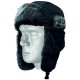 Wintermütze mit Ohrenschutz schwarz