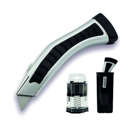 Teppichmesser + Köcher + Ersatzklingen - Set