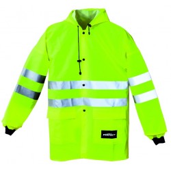 reflektierende Regenjacke