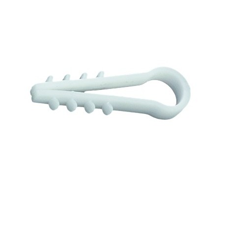 Dübelklemmschelle für Rundkabel Bohr