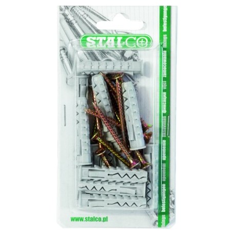 Holzschrauben-Dübel-Set